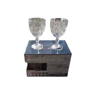 TAÇA DE VIDRO 325ML 6 UND DELIKASA