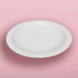 PRATO DE PORCELANA TRAMONTINA ABA CURTA HS 21CM SOBREMESA