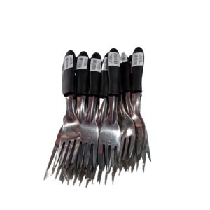 GARFO POMPEIA PRETO 12 PÇS