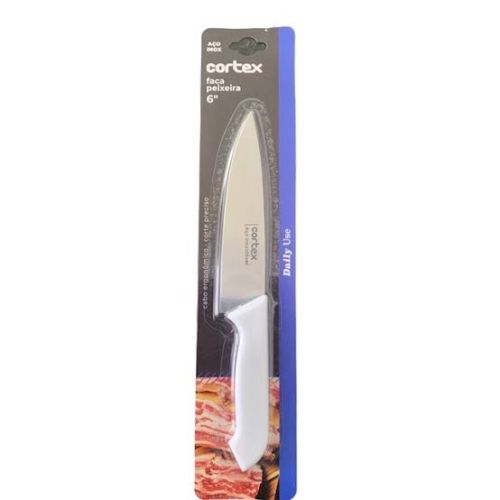 FACA PEIXEIRA CORTEX INOX 6" POLEGADAS