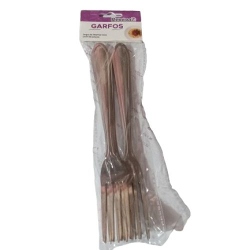 JOGO DE GARFOS ELEGANCE INOX 6 PÇS