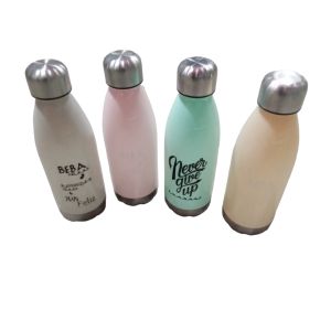 GARRAFA DECORADA TAMPA INOX 500ML FRATELLI