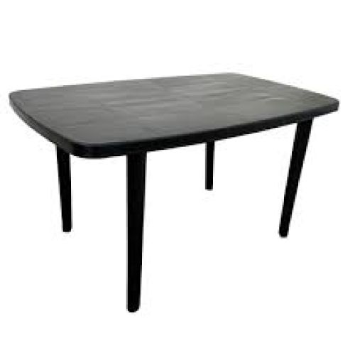 MESA TOP RETANGULAR DESMONTÁVEL PRETA