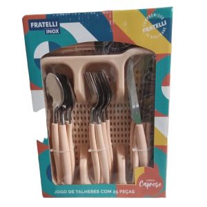 JOGO DE TALHERES 25 PÇS CAPRESE NUDE FRATELLI
