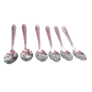 JOGO DE COLHER ELEGANCE INOX 6 PÇS