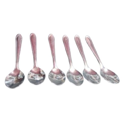 JOGO DE COLHER ELEGANCE INOX 6 PÇS