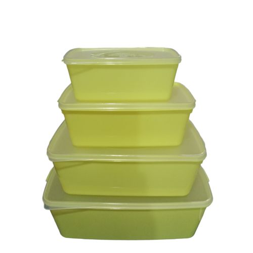 KIT ACQUAMAR DIAMANTE AMARELO NEON 4 PÇS 800ML, 1,5L, 3L, 5L