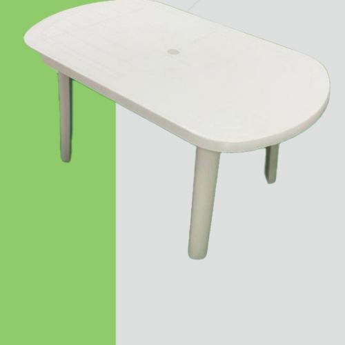 mesa top retangular desmontável branca