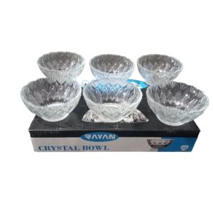 tigela de vidro bowl 150ml 6 peças