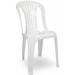 CADEIRA BISTRÔ BRANCA PLASTMASTER