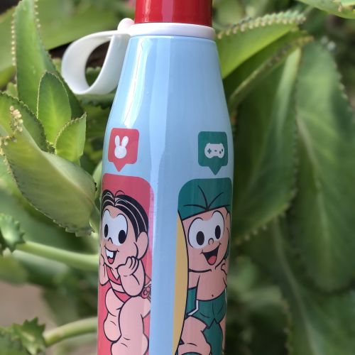 GARRAFA ABRE FÁCIL TURMA DA MÔNICA 530ML PLASÚTIL